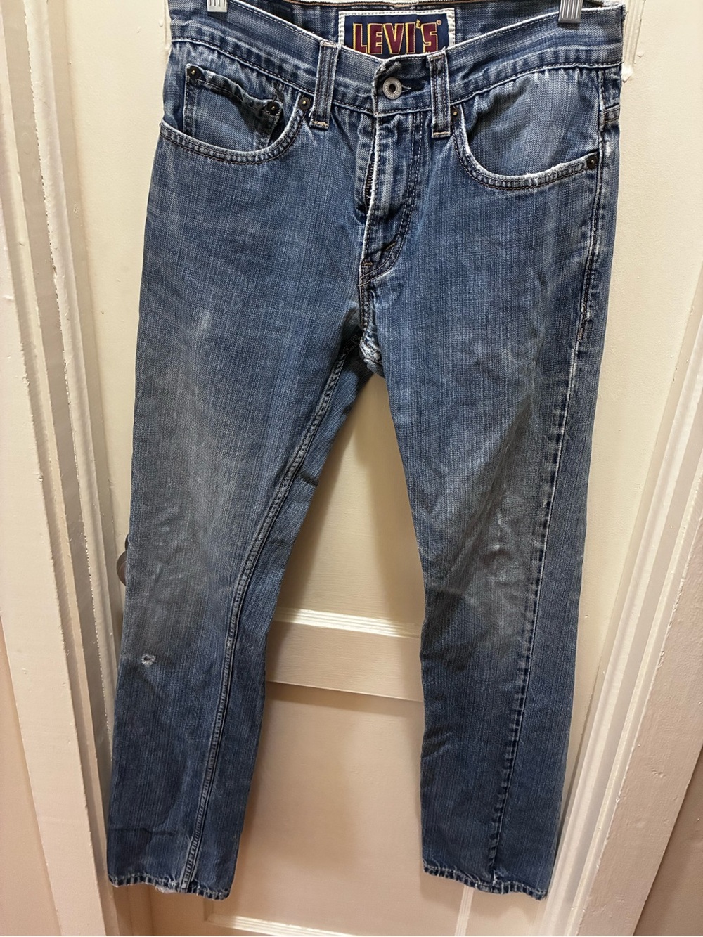 Levi's Men's Light Blue Straight Jeans